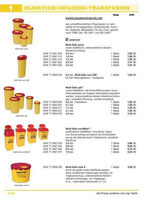 Megro Medizinprodukte 2018