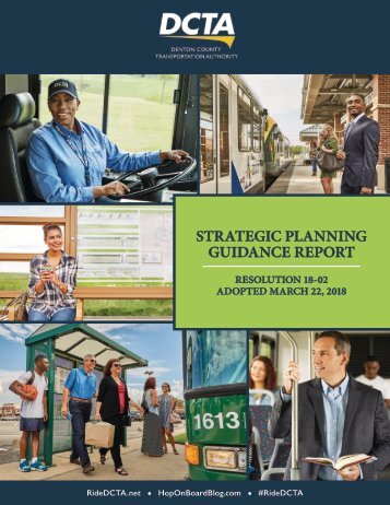 DCTA FY'18 Strategic Planning Guidance Report 