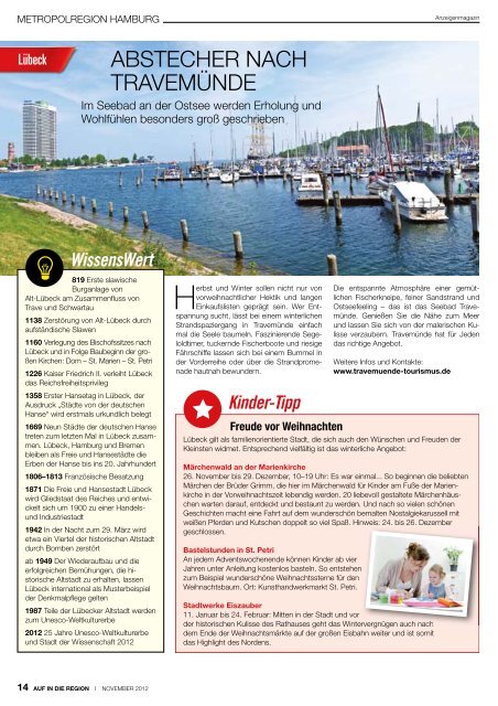 Tipps &Termine - Stormarn Tourismus