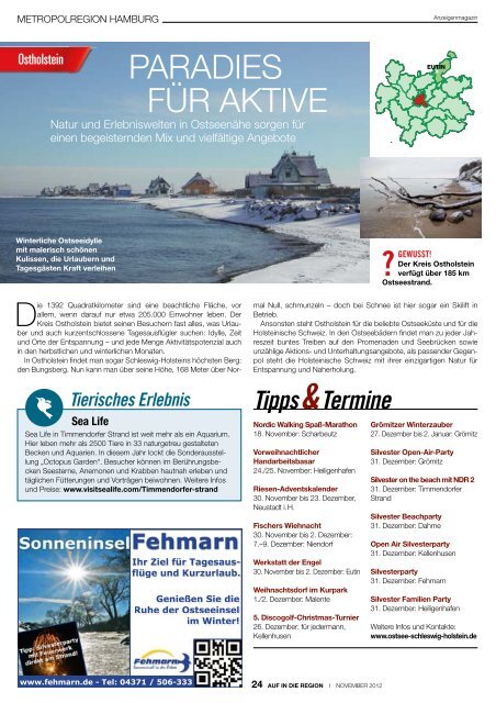 Tipps &Termine - Stormarn Tourismus