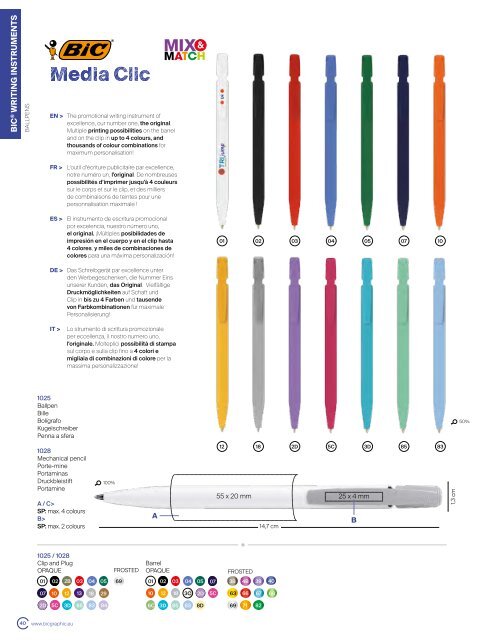 BIC-1-General catalogue