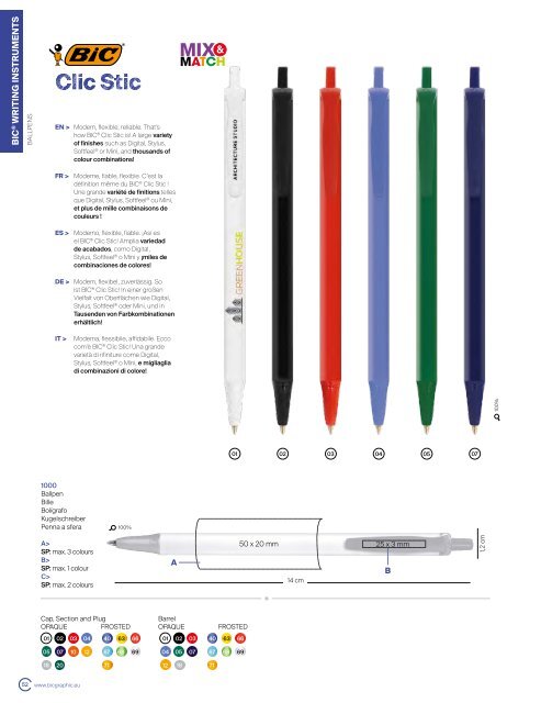 BIC-1-General catalogue