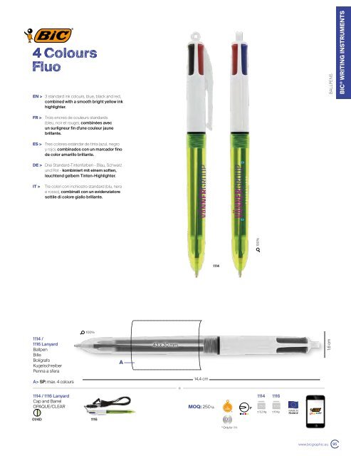 BIC-1-General catalogue