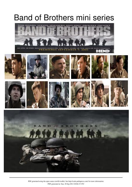 Band of Brothers mini series - strangecharms