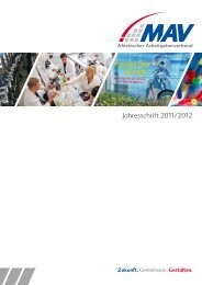 Jahresbericht 2011/2012 - Märkischer Arbeitgeberverband eV