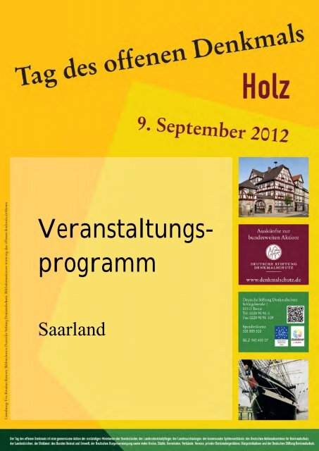 Programm als PDF herunterladen - Tag des offenen Denkmals