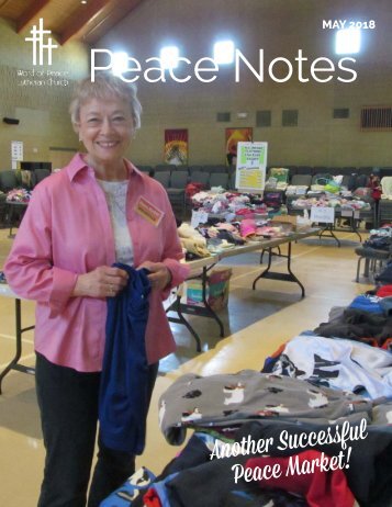 Peace Notes May 2018-Word of Peace Lutheran Church