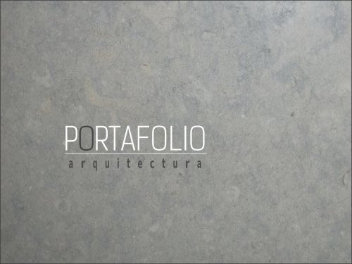 portfolio Arq. fernando Baute 