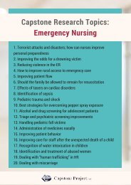 Hot Topics in Emergency Nursing