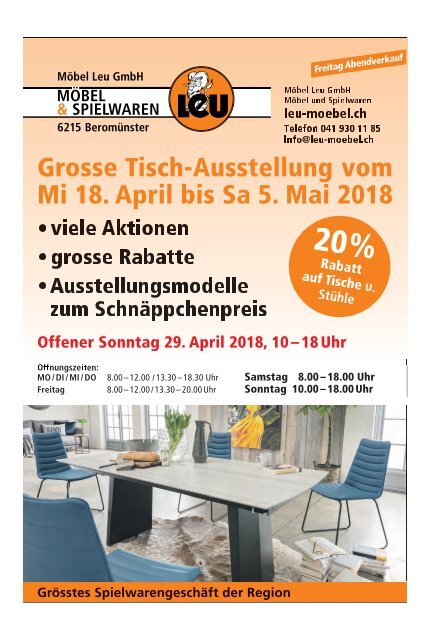 Barni-Post, KW 17, 25. April 2018