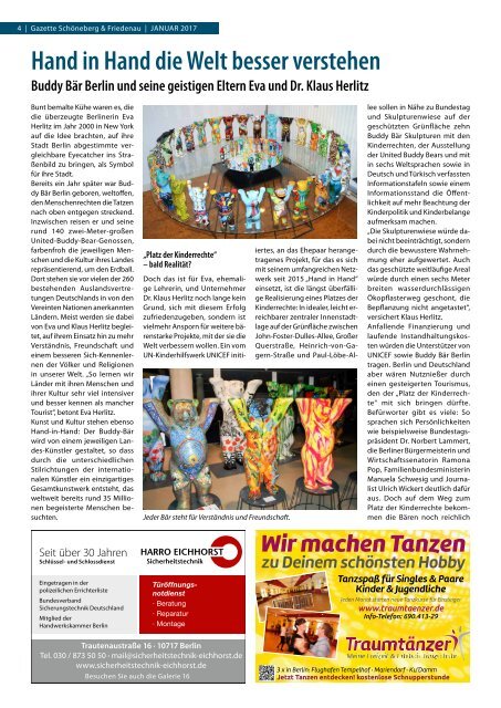 Gazette Schöneberg & Friedenau Januar 2017