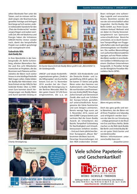 Gazette Schöneberg & Friedenau Januar 2017