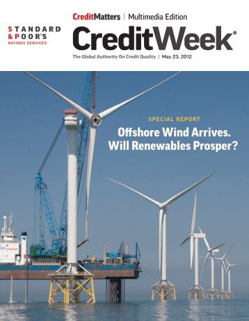 Offshore Wind Arrives. Will Renewables Prosper? - Standard & Poor's