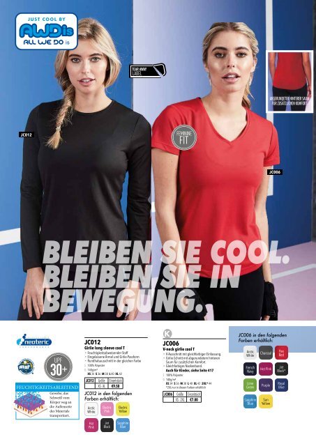 Ladies lauft! Coole Running- und Fitnesstextilien für Dich und das Team!  Zu günstigen Preisen, mit und ohne Druck. Toepper Werbung.de