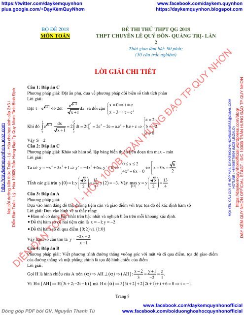 Bộ đề thi thử THPT QG 2018 Các môn TOÁN - LÍ - HÓA Các trường THPT Cả nước CÓ HƯỚNG DẪN GIẢI (Lần 16) [DC24042018]