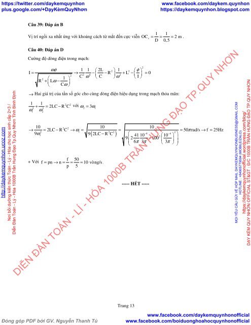 Bộ đề thi thử THPT QG 2018 Các môn TOÁN - LÍ - HÓA Các trường THPT Cả nước CÓ HƯỚNG DẪN GIẢI (Lần 16) [DC24042018]