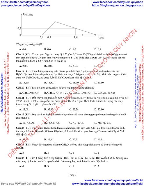 Bộ đề thi thử THPT QG 2018 Các môn TOÁN - LÍ - HÓA Các trường THPT Cả nước CÓ HƯỚNG DẪN GIẢI (Lần 16) [DC24042018]