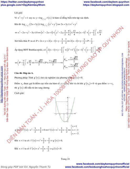 Bộ đề thi thử THPT QG 2018 Các môn TOÁN - LÍ - HÓA Các trường THPT Cả nước CÓ HƯỚNG DẪN GIẢI (Lần 16) [DC24042018]