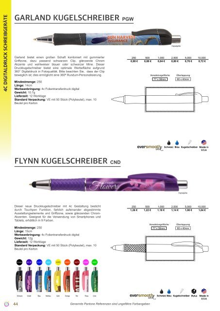 Hochwertige Kugelschreiber-Giveaways mit 4-Farbdruck - Lasergravur - Toepper-Werbung-2018