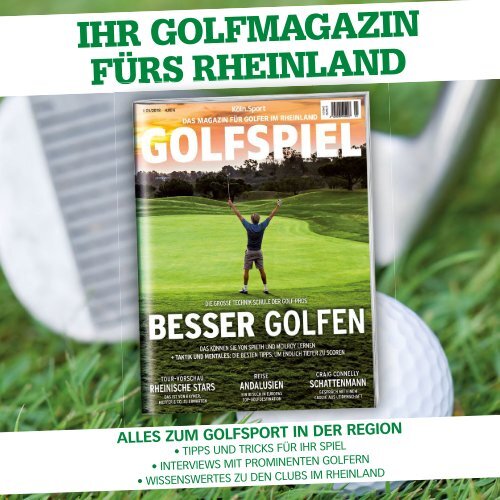    14. Kölner Golfwoche 2018, DAS Magazin