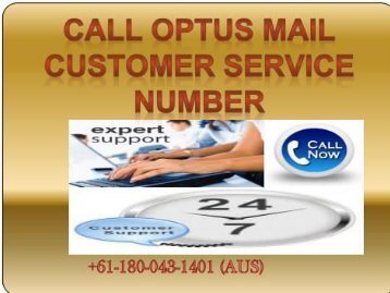 OPTUS Mail +61-180-043-1401 Customer Support Phone Number-Helpline Number