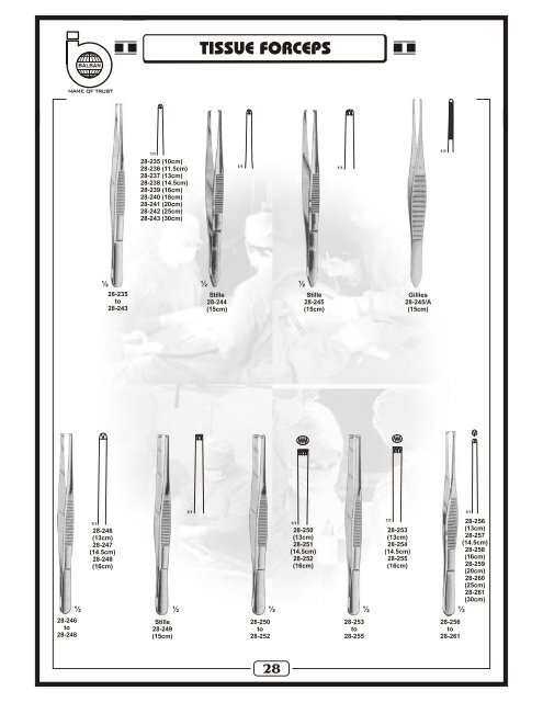 Surgical Instruments Catalogue  - Balban Industries