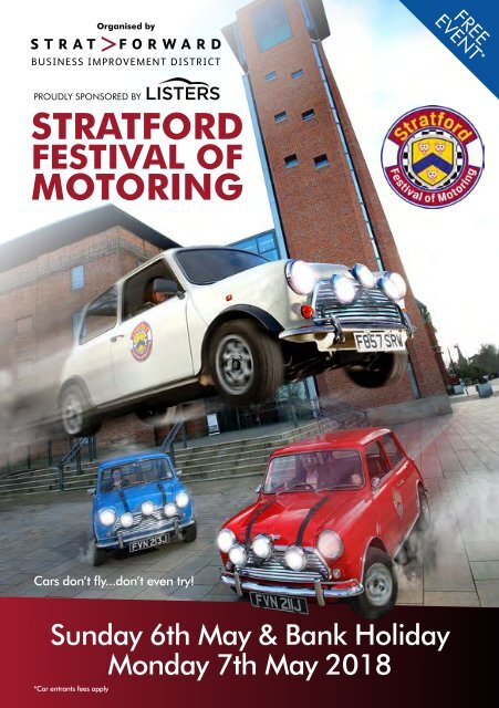 Brochure Stratford Festival of Motoring 2018 low res