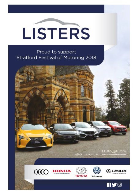 Brochure Stratford Festival of Motoring 2018 low res