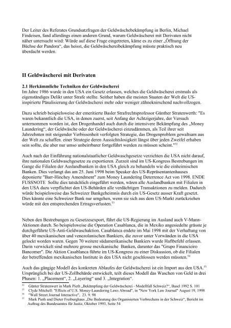 Geldwäscherei mit Derivaten von Wolfgang Hafner und Gian Trepp