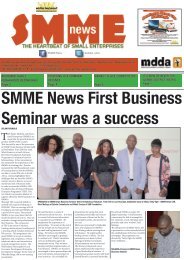 SMME NEWS - OCT 2016 ISSUE