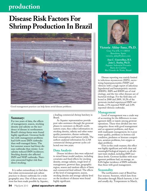 May/June 2010 - Global Aquaculture Alliance