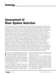 Assessment of Riser System Selection