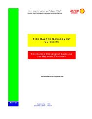 fire hazard management guideline - Brunei Shell Petroleum ...