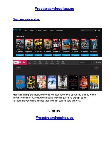 Best free movie sites