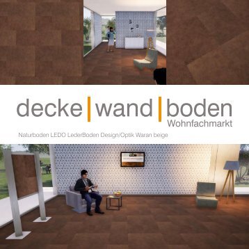 dwb Produktinformation LEDO LederBoden Waran beige