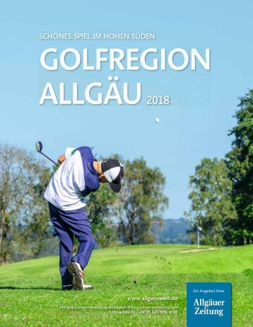 Golfregion Allgäu 2018