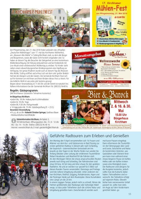 wasistlos Bad Füssing Magazin Mai 2018