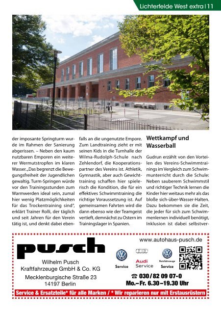 Lichterfelde West extra APR/MAI 2017