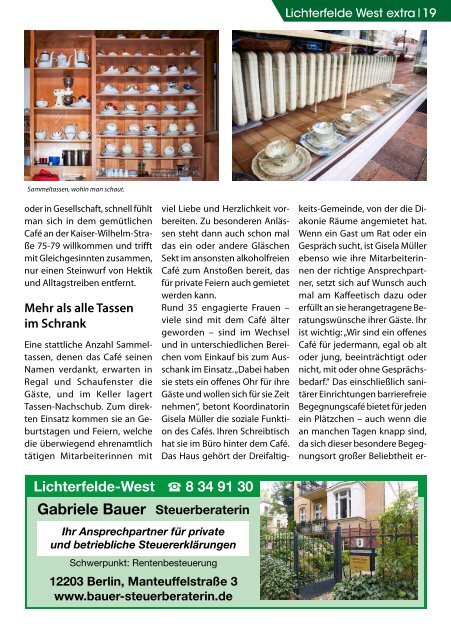 Lichterfelde West extra APR/MAI 2017