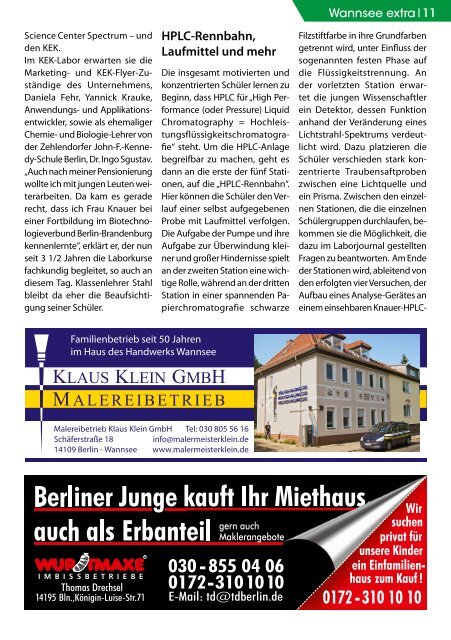 Wannsee extra FEB/MRZ 2017