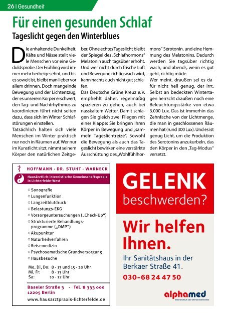 Dahlem & Grunewald extra FEB/MRZ 2017