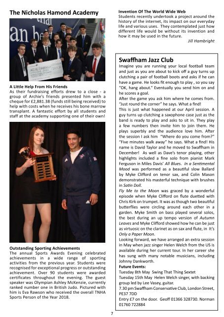 Swaffham Newsletter