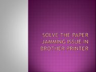 How To Easily Solve Paper Jamming Issue In Brother Printer