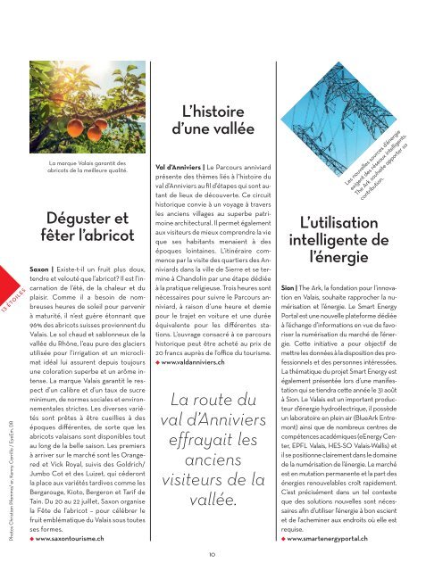 Magazine VALAIS - Mai 2018