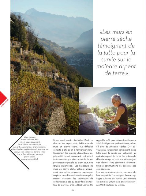 Magazine VALAIS - Mai 2018