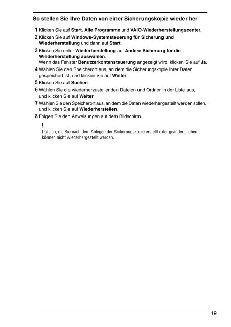 Sony VGN-NW20ZF - VGN-NW20ZF Guide de d&eacute;pannage Allemand