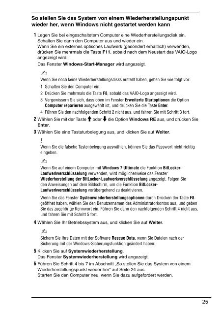 Sony VGN-NW20ZF - VGN-NW20ZF Guide de d&eacute;pannage Allemand