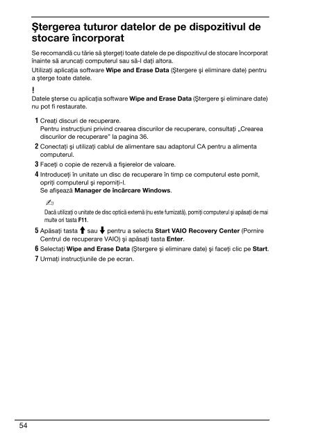 Sony VGN-NW20ZF - VGN-NW20ZF Guide de d&eacute;pannage Roumain