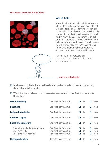 Patientenverfügung in einfacher Sprache - v. Bodelschwinghsche ...