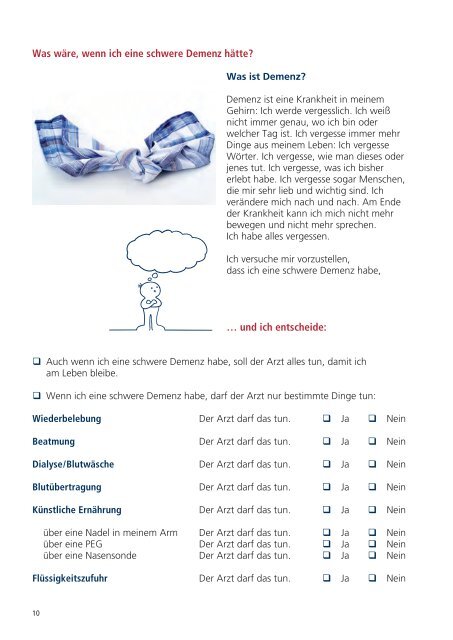 Patientenverfügung in einfacher Sprache - v. Bodelschwinghsche ...